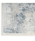 Nourison Astra Machine Washable Area Rug ASW11 Blue/Ivory