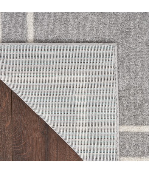 Nourison Nourison Essentials Area Rug Nourison Nourison Essentials Area Rug NRE02 Grey/Ivory