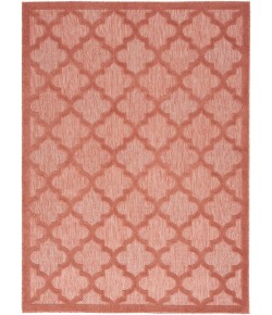 Nourison Easy Care - Nes01 Coral Orange Area Rug 5 ft. X 7 ft. Rectangle