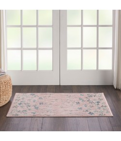 Nourison Tranquil(Traql) - Tra04 Pink Area Rug 2 ft. X 4 ft. Rectangle