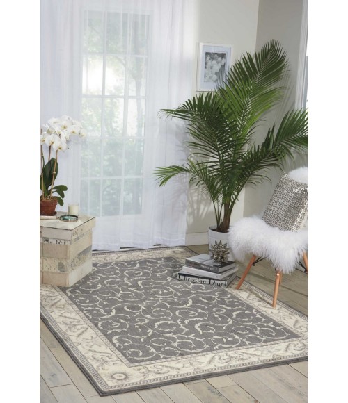 Nourison Somerset Area Rug ST02-Charcoal
