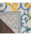 Nourison Aloha Indoor/Outdoor Area Rug ALH21-Ivory Blue