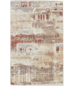 Calvin Klein Ck005 Enchanting - Ech02 Grey Rust Area Rug 3 ft. 2 in. X 5 ft. Rectangle
