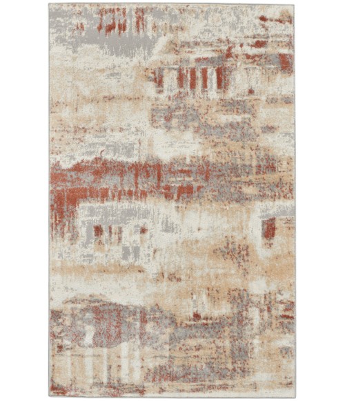 Calvin Klein Enchanting Area Rug ECH02 Grey/Rust