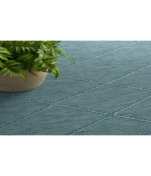 Nourison Practical Solutions Aqua PSL01 8 ft. X 10 ft. Rectangle Rug