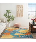 Nourison Allur Area Rug ALR06-Turquoise Multicolor