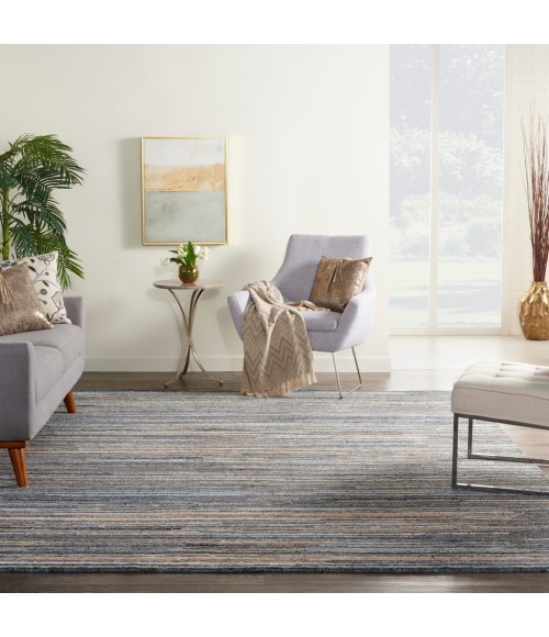 Nourison Plateau Area Rug PAE01-Blue