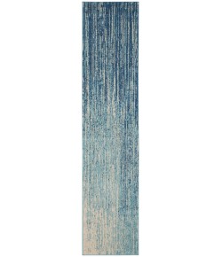 Nourison Passion - Psn09 Navy Light Blue Area Rug 2 ft. 2 X 10 ft. Rectangle