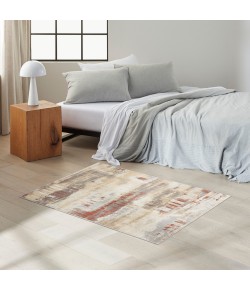 Calvin Klein Ck005 Enchanting - Ech02 Grey Rust Area Rug 3 ft. 2 in. X 5 ft. Rectangle