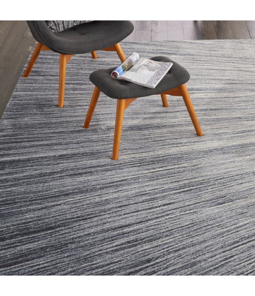 kathy ireland Home Moroccan Celebration Area Rug KI389-Blue/Grey