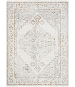 Nourison Astra Machine Washable Grey ASW11 4 ft. X 6 ft. Rect. Rug