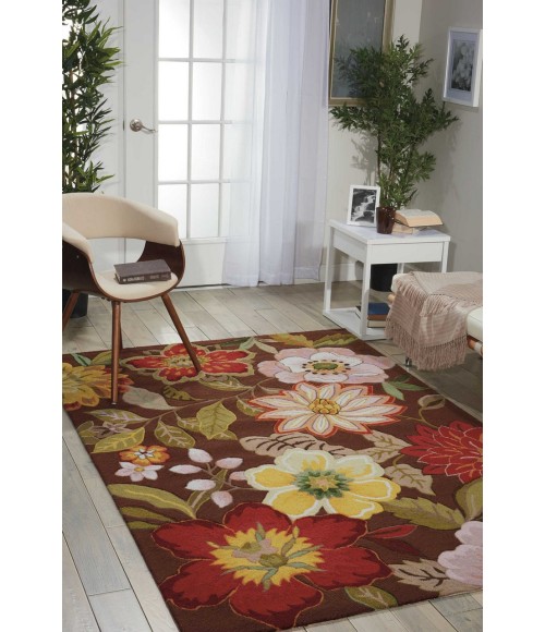 Nourison FANTASY Area Rug Nourison Fantasy Area Rug FA18-Chocolate