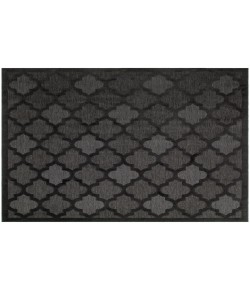 Nourison Easy Care Charcoal Black NES01 9 ft. Square Rug