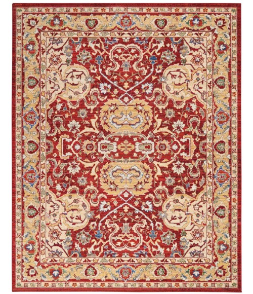Nourison MAJESTIC Area Rug Nourison Majestic Area Rug MST04-Red