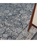 kathy ireland Home Malta Area Rug MAI12-Navy/Ivory