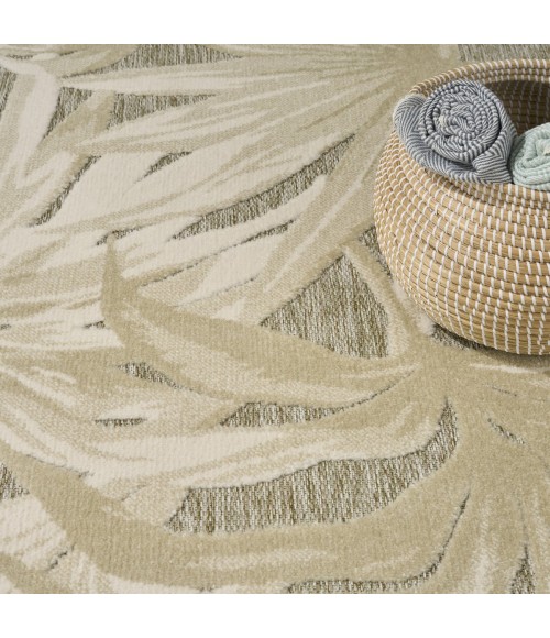 Nourison Aloha Ivory Sage ALH43 7 ft. 10 in. X 10 ft. 6 in. Rect. Rug