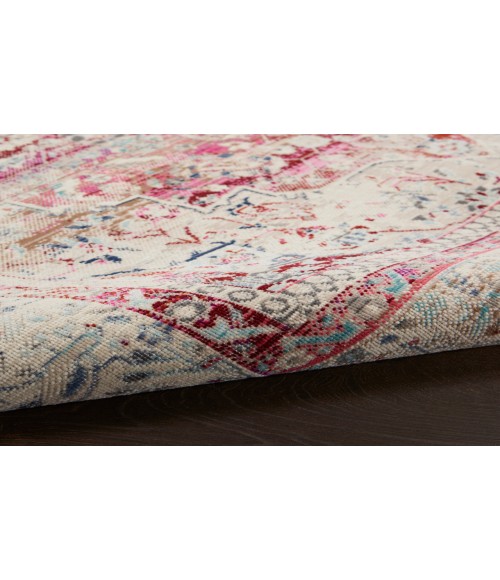 Nourison Vintage Kashan Red/Ivory VKA07 2 ft. X 4 ft. Rectangle Rug