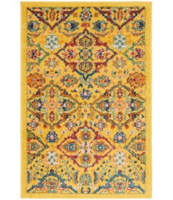 Nourison Home Allur ALR03 Yellow Multicolor 2 ft. X 3 ft. Area Rug