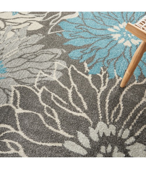 Nourison PASSION Area Rug Nourison Passion Area Rug PSN17-Charcoal/Blue