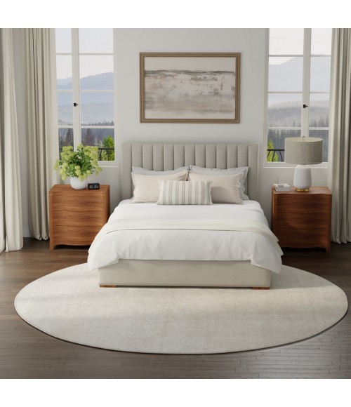 Nourison Serenity Home Ivory SRH06 8 ft. X Round Rug
