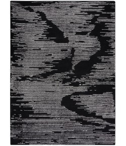 Michael Amini Ma30 Star - Smr02 Black Ivory Area Rug 4 ft. X 6 ft. Rectangle