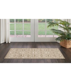 Nourison Jubilant Taupe JUB06 2 ft. X 4 ft. Rectangle Rug