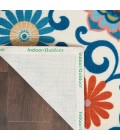 Nourison SUN N' SHADE Area Rug Waverly Sun N' Shade Area Rug SND84-Ivory/Multi