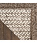 Nourison Tulum Brown TLM02 4 ft. X 6 ft. Rect. Rug