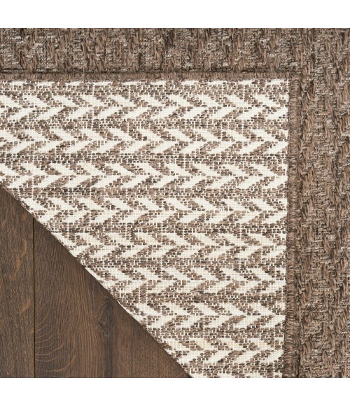 Nourison Tulum Brown TLM02 4 ft. X 6 ft. Rect. Rug