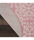 Nourison Jubilant Round Area Rug JUB06-Ivory/Pink