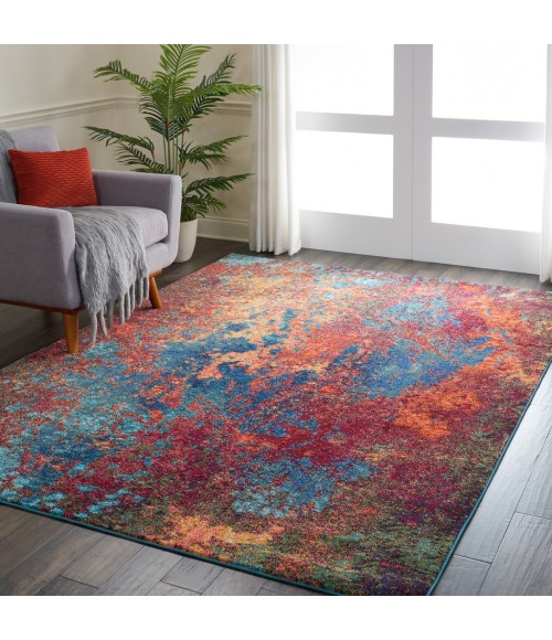 Nourison Celestial Area Rug CES08-Atlantic