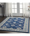 Nourison Tranquil Area Rug TRA10-Navy/Ivory