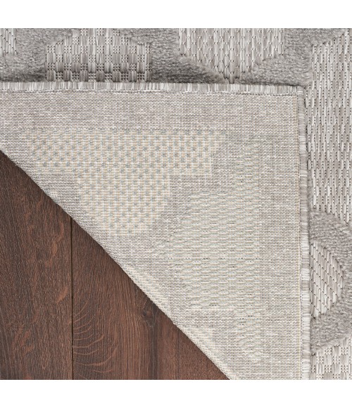 Nourison Easy Care Area Rug NES01 Silver Grey