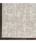 Nourison Home Modern Shag Grey Ivory MMD06 5 ft. 3 in. X 7 ft. Rectangle Rug