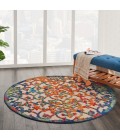 Nourison Aloha Round Area Rug ALH21-Multicolor