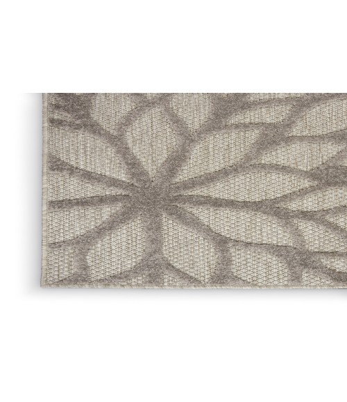 Nourison Aloha Silver Grey ALH05 9 ft. X 12 ft. Rectangle Rug
