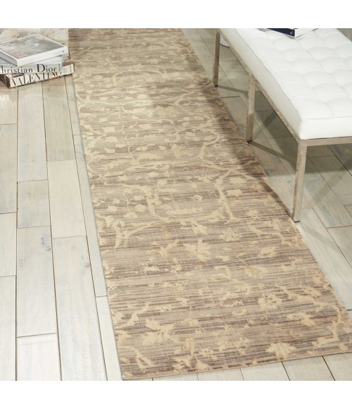 Nourison Silk Elements Area Rug SKE22-Taupe