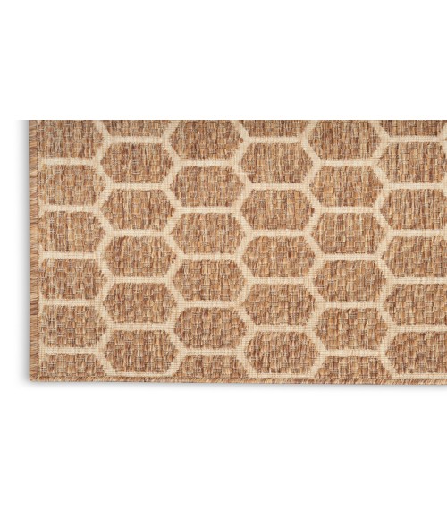 Nourison Reversible Indoor Outdoor Natural RVB01 8 ft. X 10 ft. Rectangle Rug