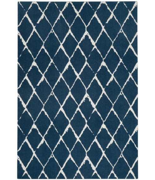 Nourison Twilight Area Rug TWI15 Navy 5'6" x 8'