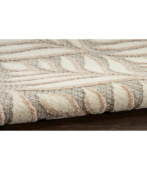 Nourison Aloha Ivory Grey ALH35 2 ft. 8 in. X 4 ft. Rectangle Rug