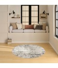 Nourison Quarry Ivory Blue Grey QUA01 4 ft. X Round Rug