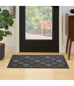 Nourison Easy Care - Nes01 Charcoal Black Area Rug 2 ft. X 4 ft. Rectangle
