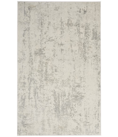 Nourison Quarry Cream Grey QUA01 4 ft. X 6 ft. Rect. Rug