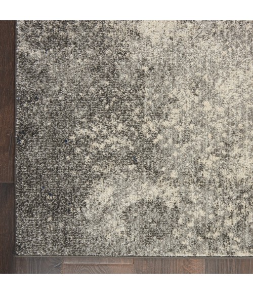 Nourison Passion Area Rug PSN10 Charcoal/Ivory 2'2" x 10'