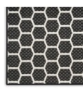 Nourison Reversible Indoor Outdoor Black RVB01 5 ft. X 7 ft. Rect. Rug