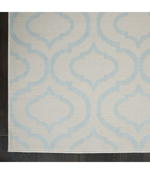 Nourison Jubilant Area Rug JUB19-Ivory/Blue