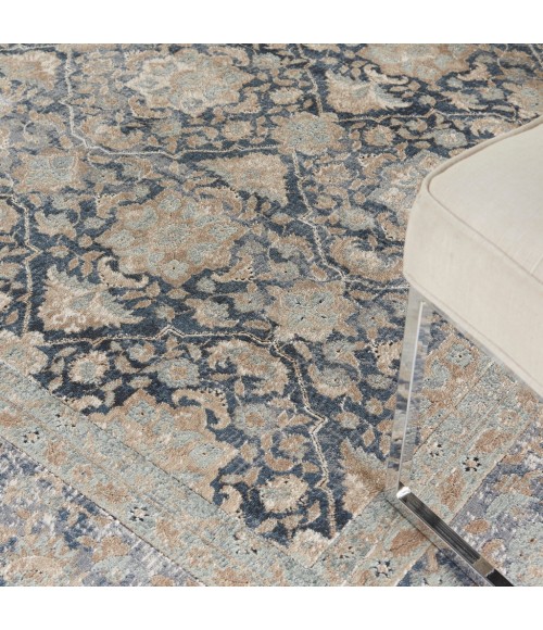 kathy ireland Home Malta Area Rug MAI09-Navy