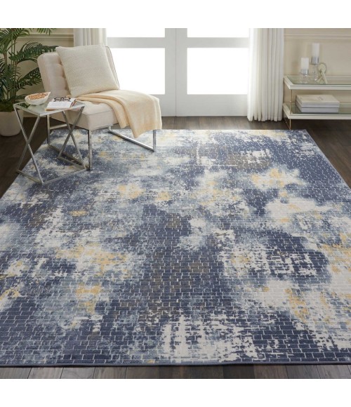 Nourison Urban Decor Area Rug URD05-Ivory/Sky