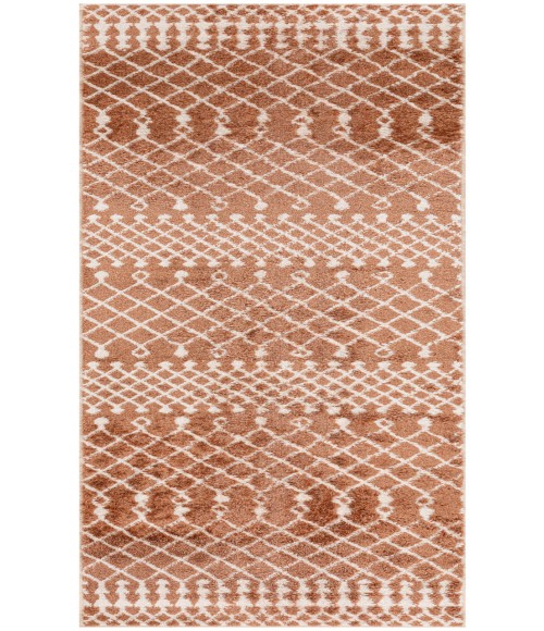 Nourison Astra Machine Washable Copper ASW10 2 ft. 2 in. X 8 ft. Rectangle Rug