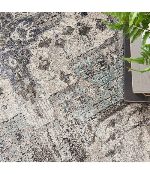 Kathy Ireland American Manor Area Rug AMR02 Grey 3'11" x 5'11"